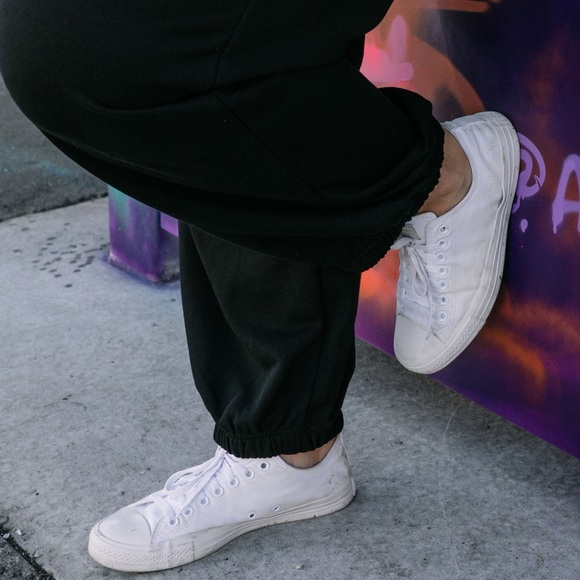 NWT Proud Poppy Adore Rainbow Heart Sweatpants by Kasey Rainbow AU 28 US 24 - Picture 8 of 10